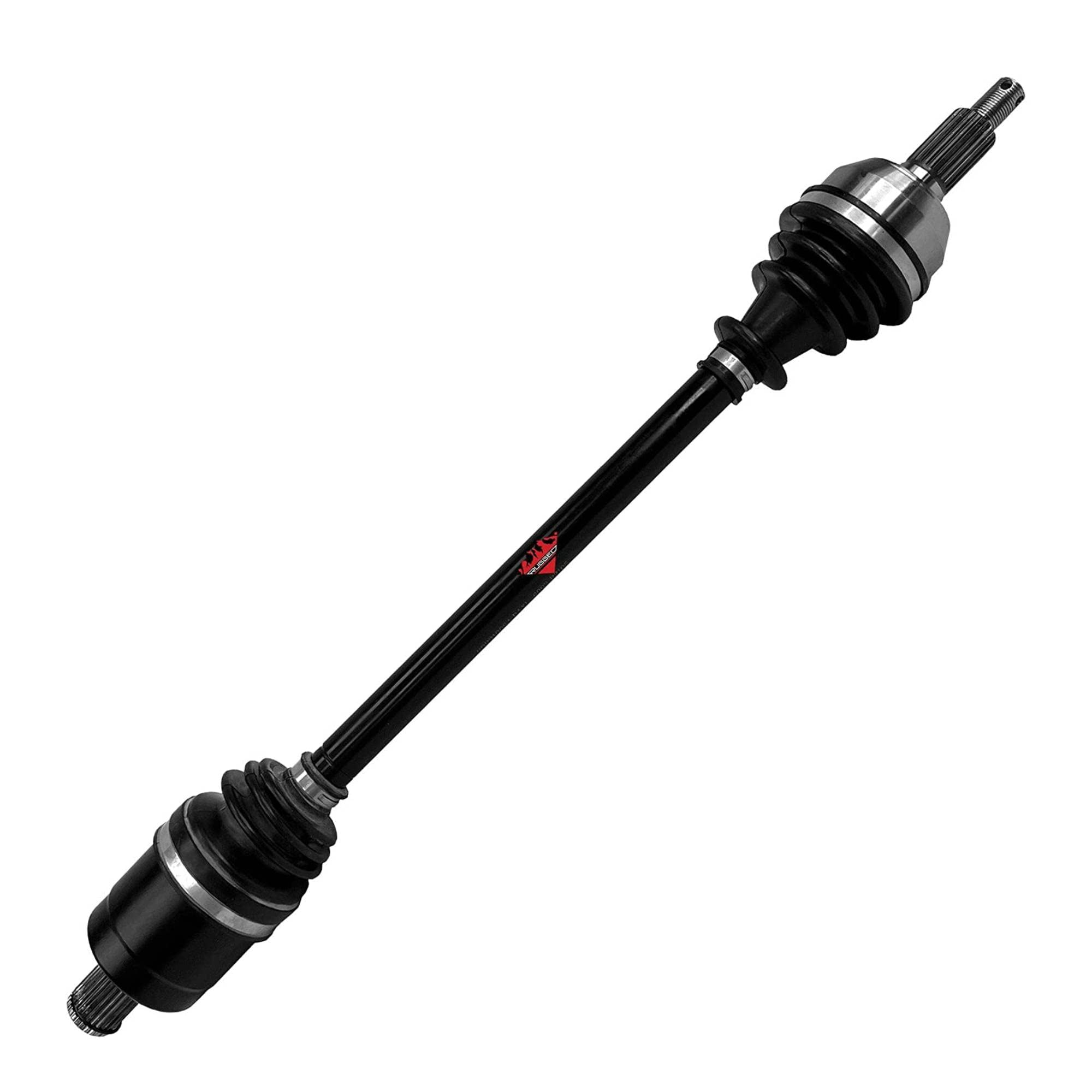 Rear Left/Right Rugged Performance Axle for (1999-2014) Polaris Magnum/Sportsman, Stainless-Steel Clamps Coated for Protection & Machined Heat Treated for Longer Life Span OEM: 1380240, 1333754