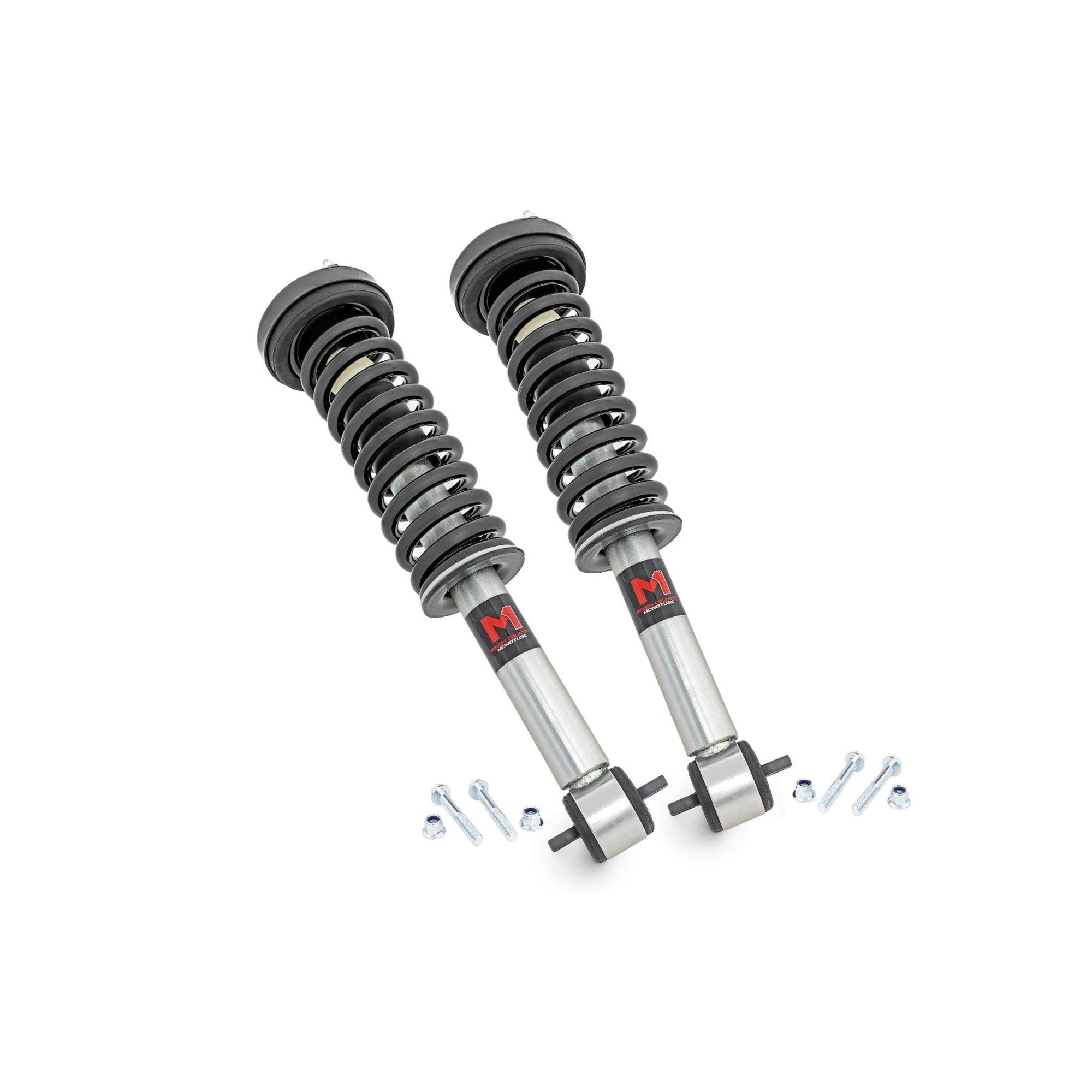 4" Rough Country M1 Monotube Lifted Struts for 2014-2024 Ford F-150 4WD - 502051