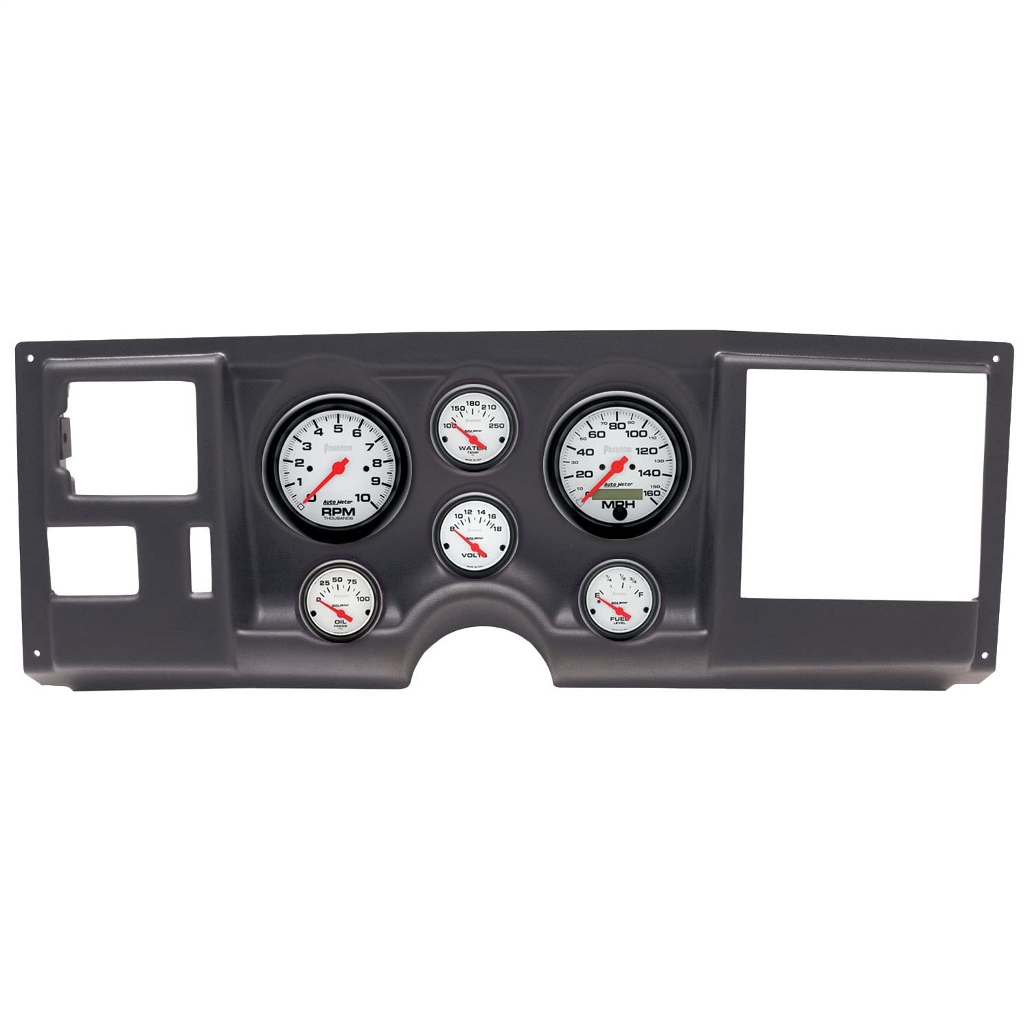 AUTO METER Direct Fit Dash Kit 2925-09, (3 3/8" X2, 2 1/16" X4), Chevy/Gmc Truck 88-94, Phantom