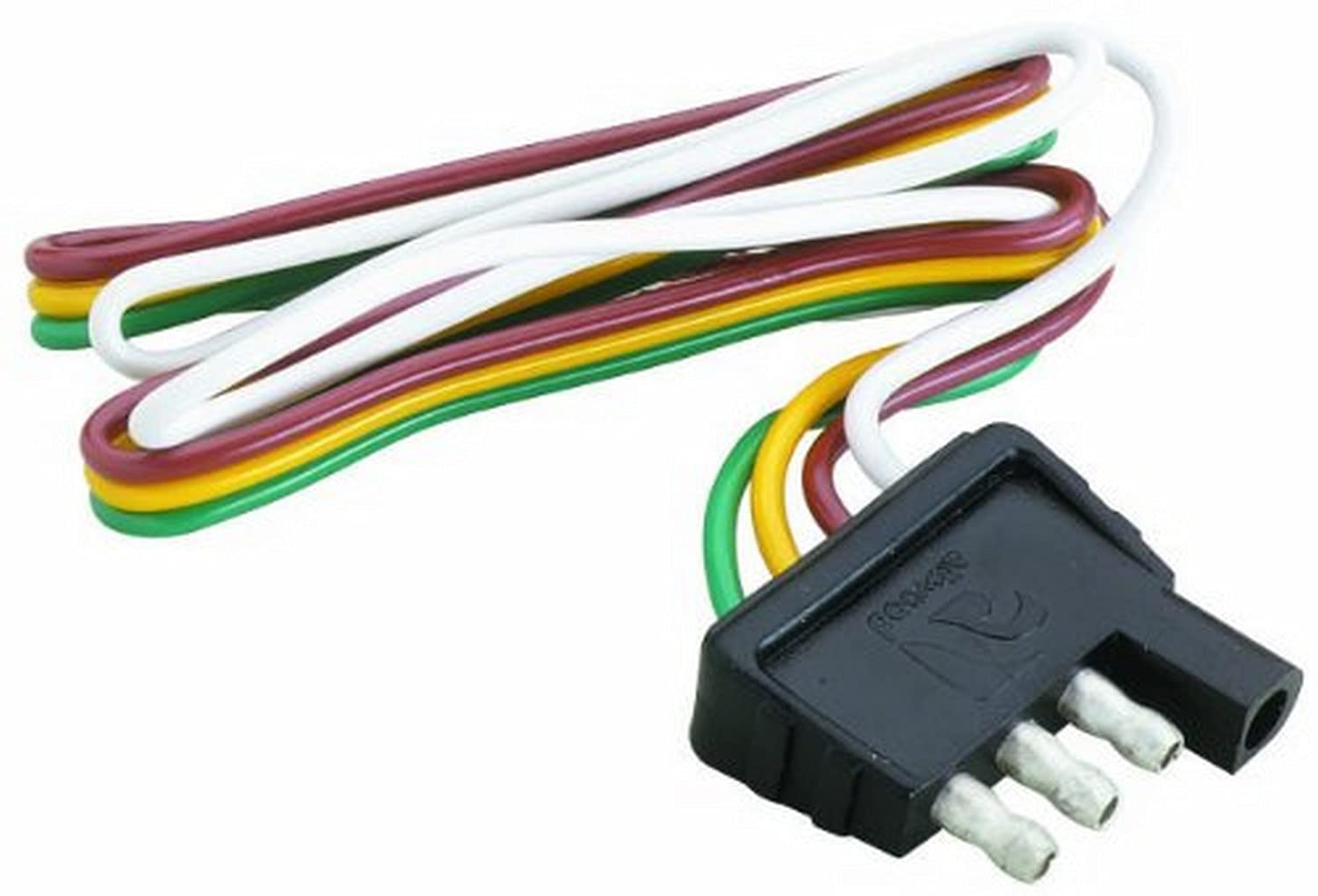 4 Way Flat Harness/Connector Attwood Trailer (12-Inch Plug)