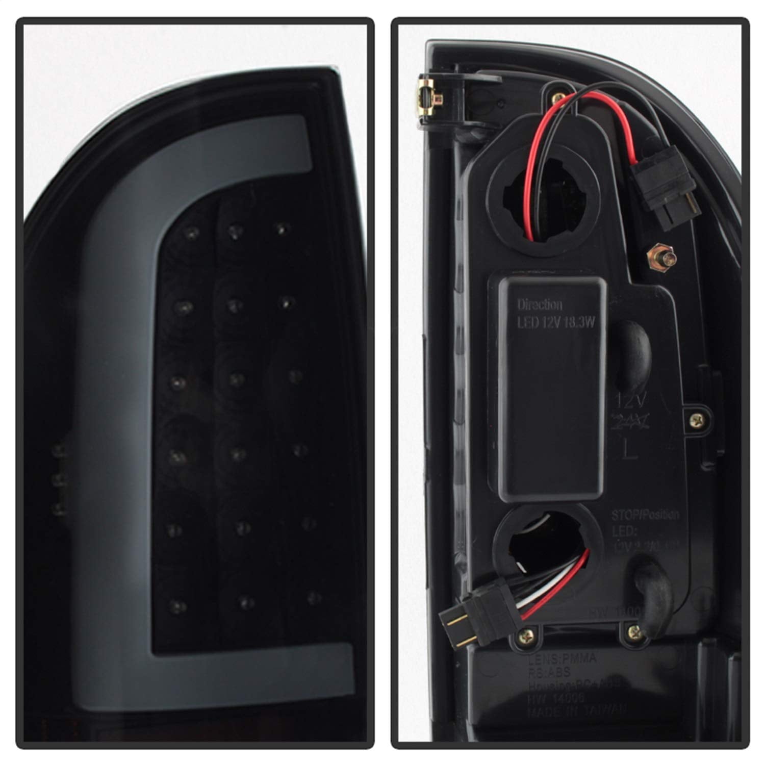 Xtune Spyder 9038556 Alt-On-Tt05-Lbled-Bsm Tail Light