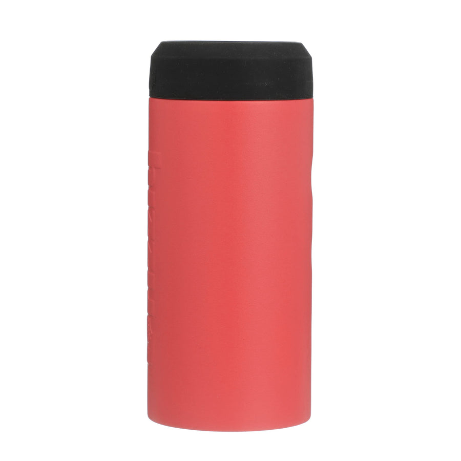 12 oz Stainless Steel Grizzly Grip Slim Can | Vacuum Insulated Can Cooler | For 12 oz Slim Energy and Seltzer Cans Reusable Durable | Coral