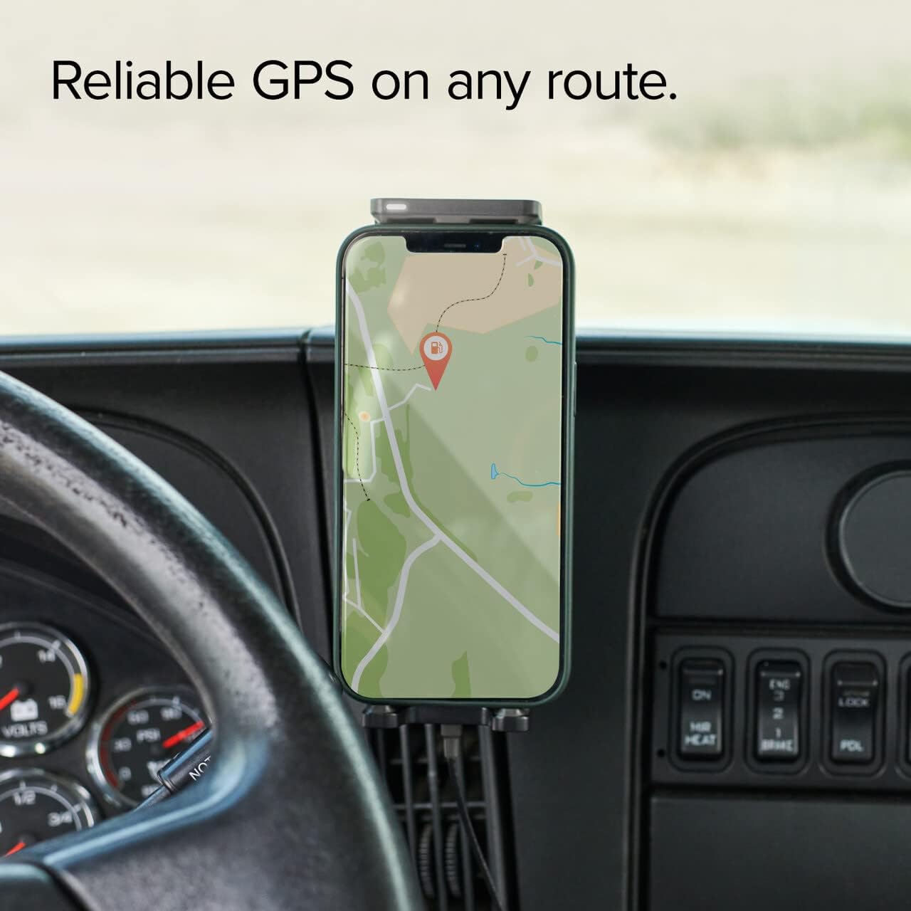 Drive Sleek OTR weBoost - Model 470235 - Portable Signal Booster for Semi-Trucks - 5G & 4G LTE Cell Service Booster - Works with All US Carriers - FCC-Approved