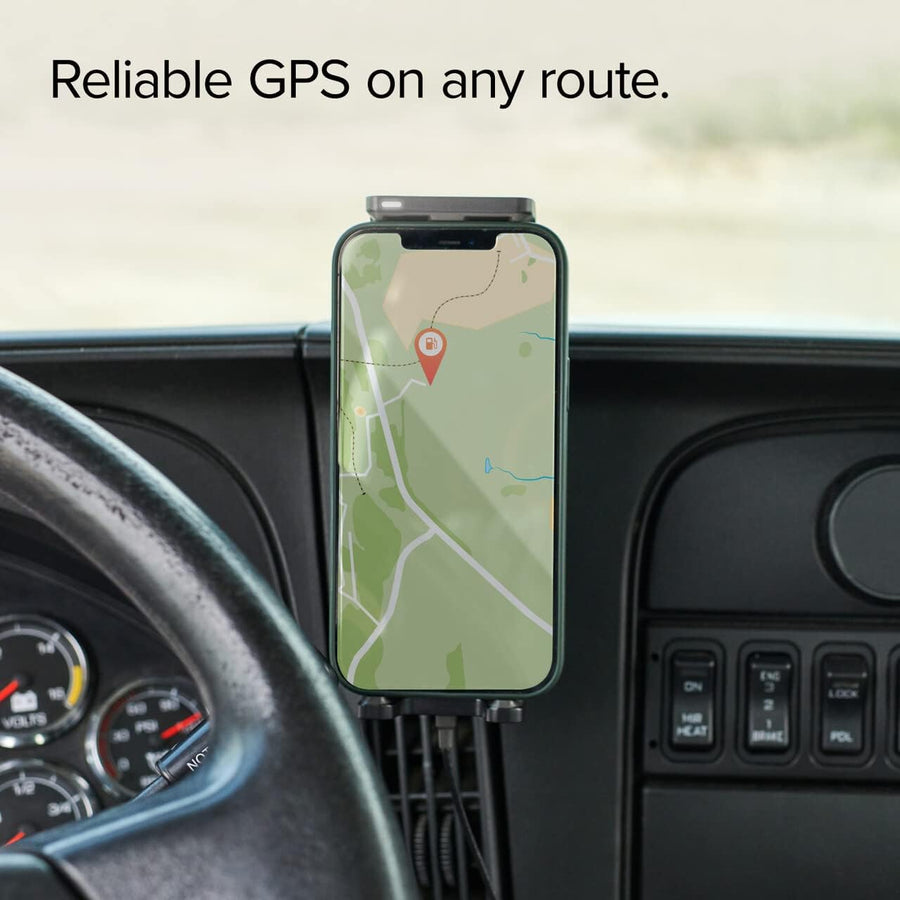 Drive Sleek OTR weBoost - Model 470235 - Portable Signal Booster for Semi-Trucks - 5G & 4G LTE Cell Service Booster - Works with All US Carriers - FCC-Approved