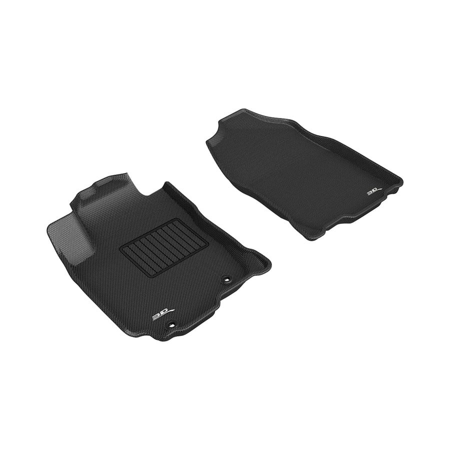 Kagu Floor Mat 3D MAXpider Custom Fit (Black) Compatible with Toyota RAV4 2013-2018 / RAV4 Hybrid 2016-2018 - Front Row