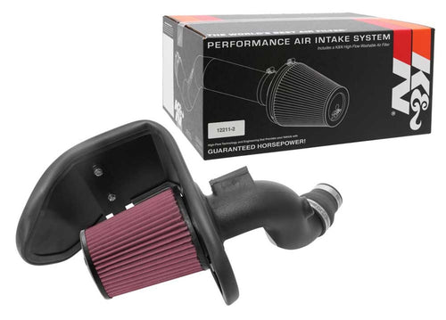 Cold Air Intake System K&N: High-Flow Air Filter, Increase Performance & Acceleration: Compatible with 2016-2025 Chervolet: Malibu, 63-3106