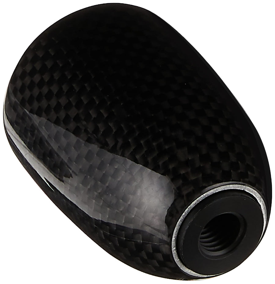 Mishimoto Carbon Fiber Shift Knob MMSK-CF, with 3 Thread Pitch Inserts for Universal Fit, Black
