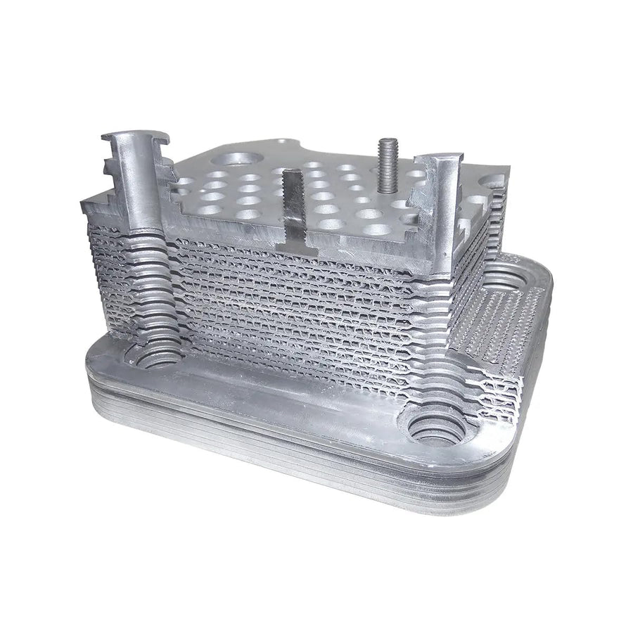 PPE Replacement Heavy Duty Oil Cooler 314030300 Compatible with Ford 2003-2007 6.0L PowerStroke