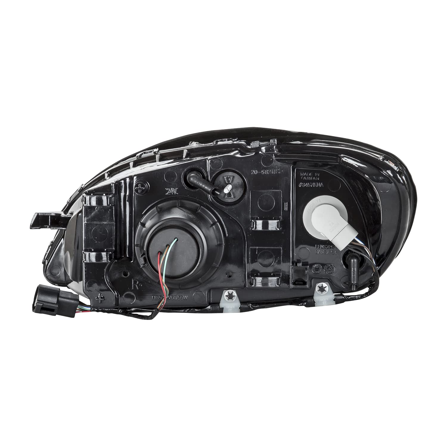 Right TYC Headlight Assembly Compatible with 2000-2007 Ford Taurus