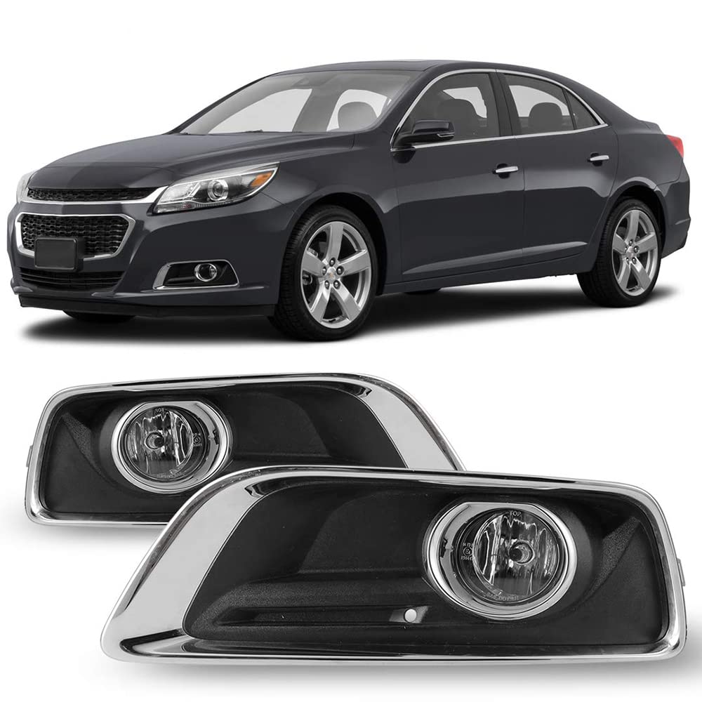 OEM Series Winjet WJ30-0513-09 for [2013-2015 Chevy Malibu] Driving Fog Lights + Switch + Wiring Kit