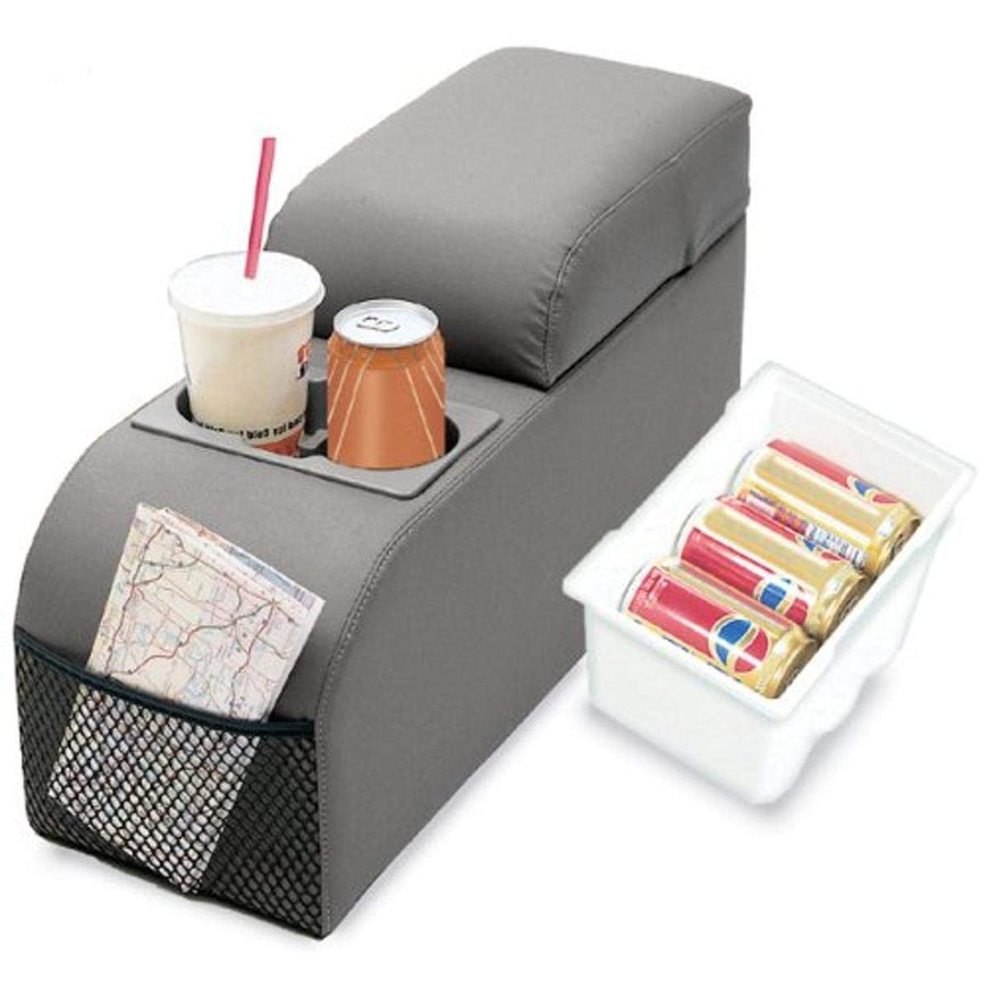 Center Console Rugged Ridge for Jeep CJ/Wrangler YJ | Vinyl, Grey | 13101.09 | Fits 1976-1995 Jeep CJ & Wrangler YJ