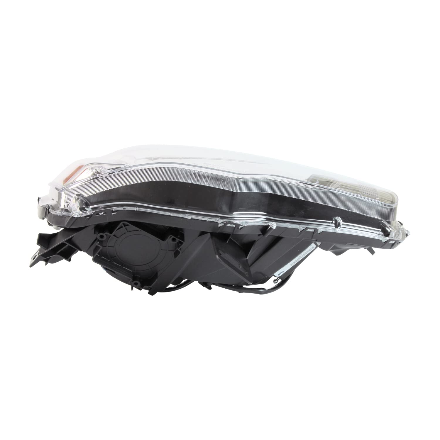 Right TYC Headlight Assembly Compatible with 2009-2015 Mitsubishi Lancer