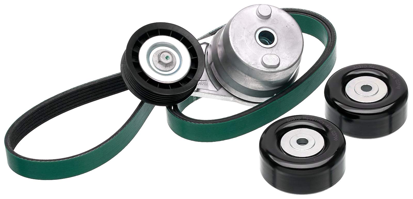 Complete Gates Serpentine Belt Drive Component Kit 90K-39159