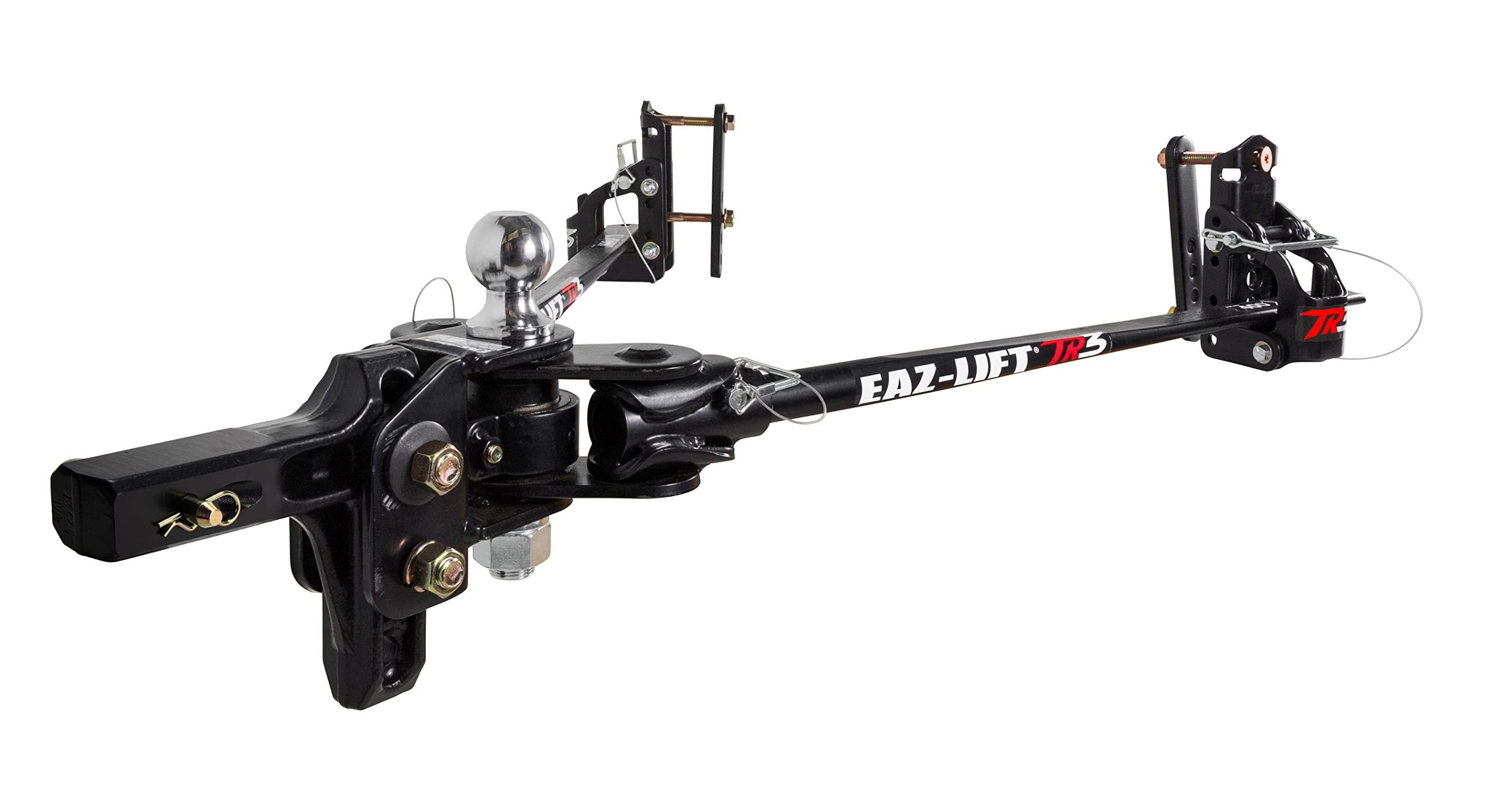 Eaz-Lift Camco TR3 1,000lb Weight Distribution Hitch Kit - Features Adjustable Sway Control & Pre-Installed 2-5/16-inch Hitch Ball - 1,200lb Max Tongue Weight Rating (48900)