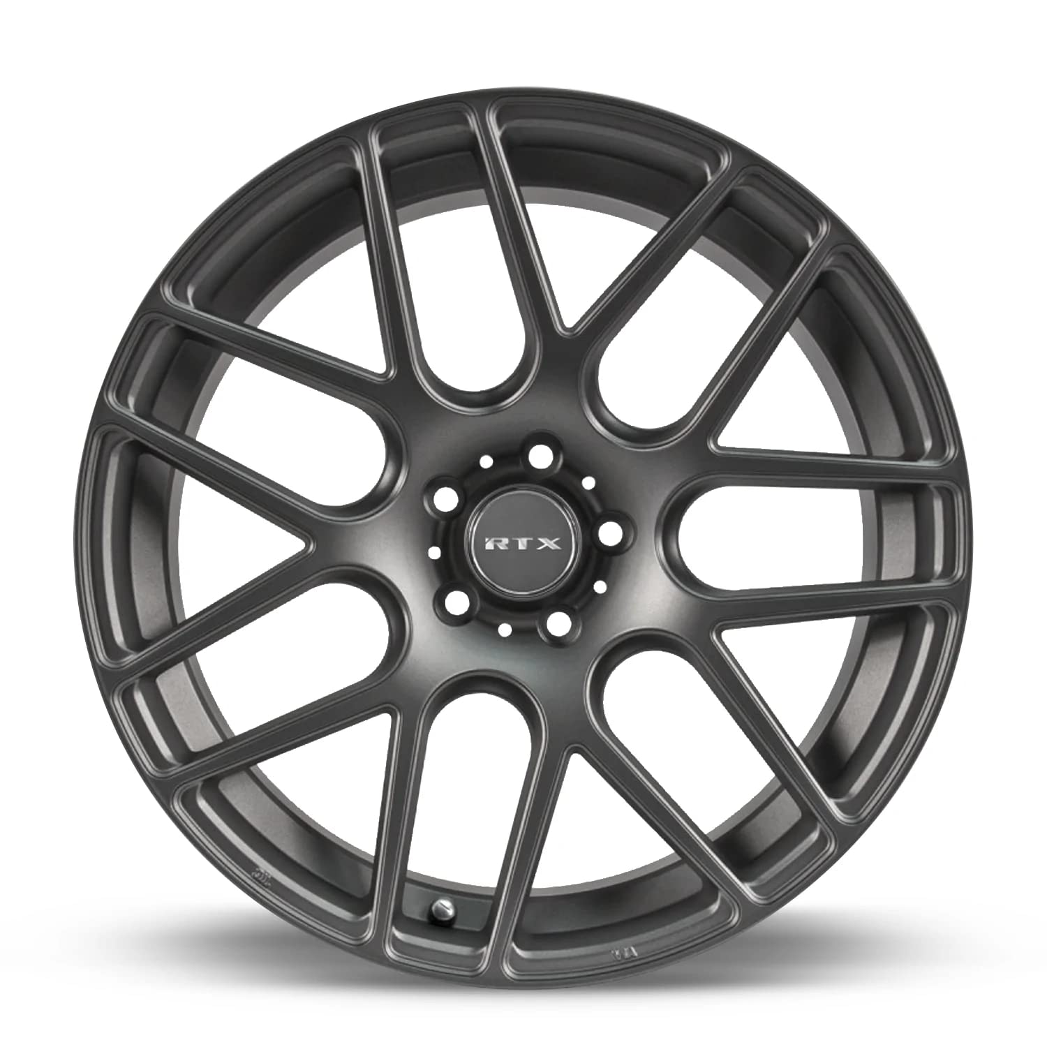 Custom RTX Envy Wheel - 18x8, 38 Offset, 5x114.3 Bolt Pattern, 73.1mm Hub - Matte Gunmetal Rim