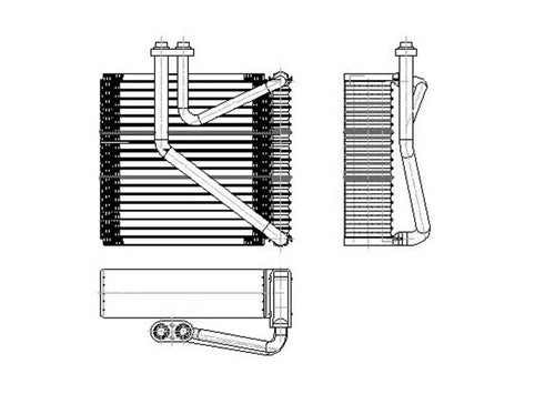 Replacement TYC 97145 Evaporator