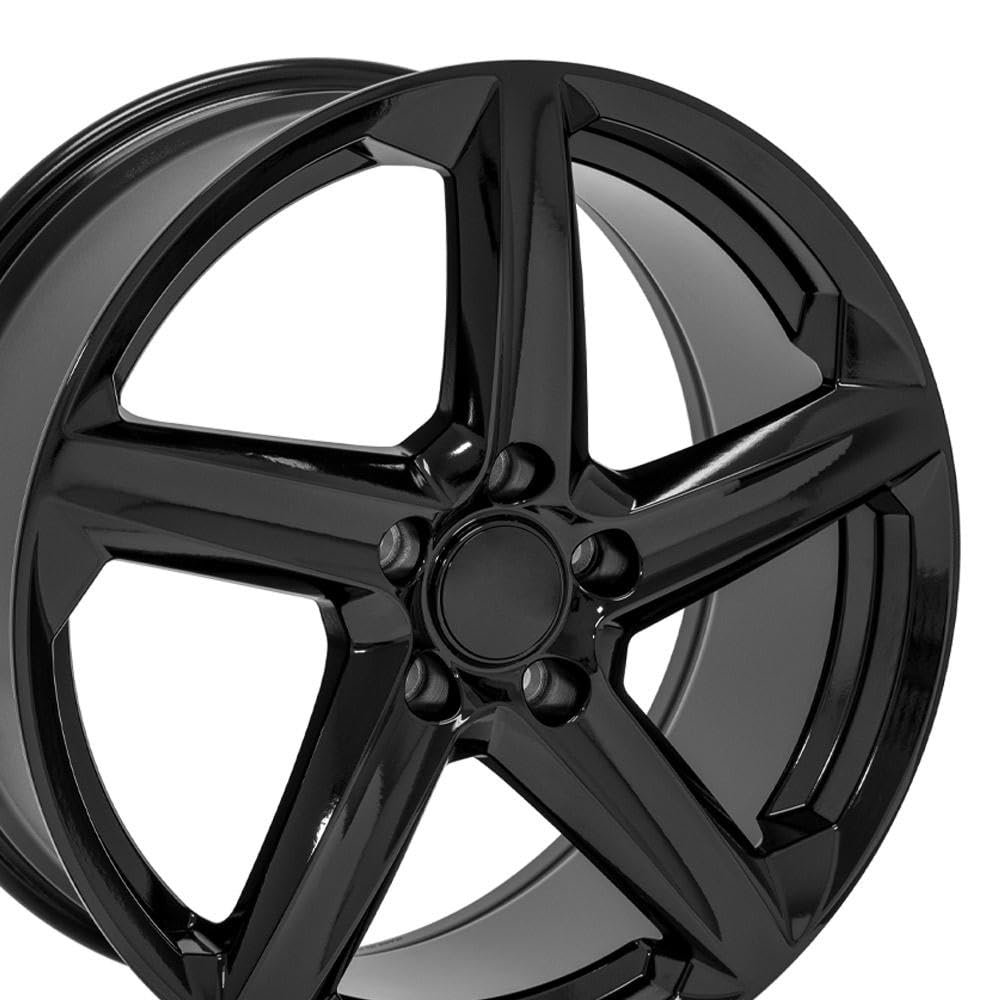 19 Inch OE Wheels CV02D Rim Fits Corvette C8 Z06 Style 5x120 19x8.5 Gloss Black (1)