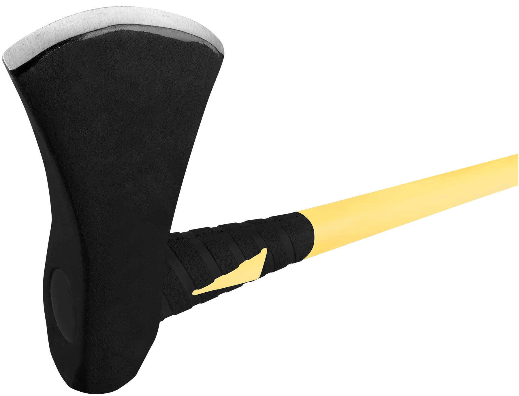 M7111 Performance Tool 8-Pound Splitting Maul with Fiberglass Handle, Black/Yellow
