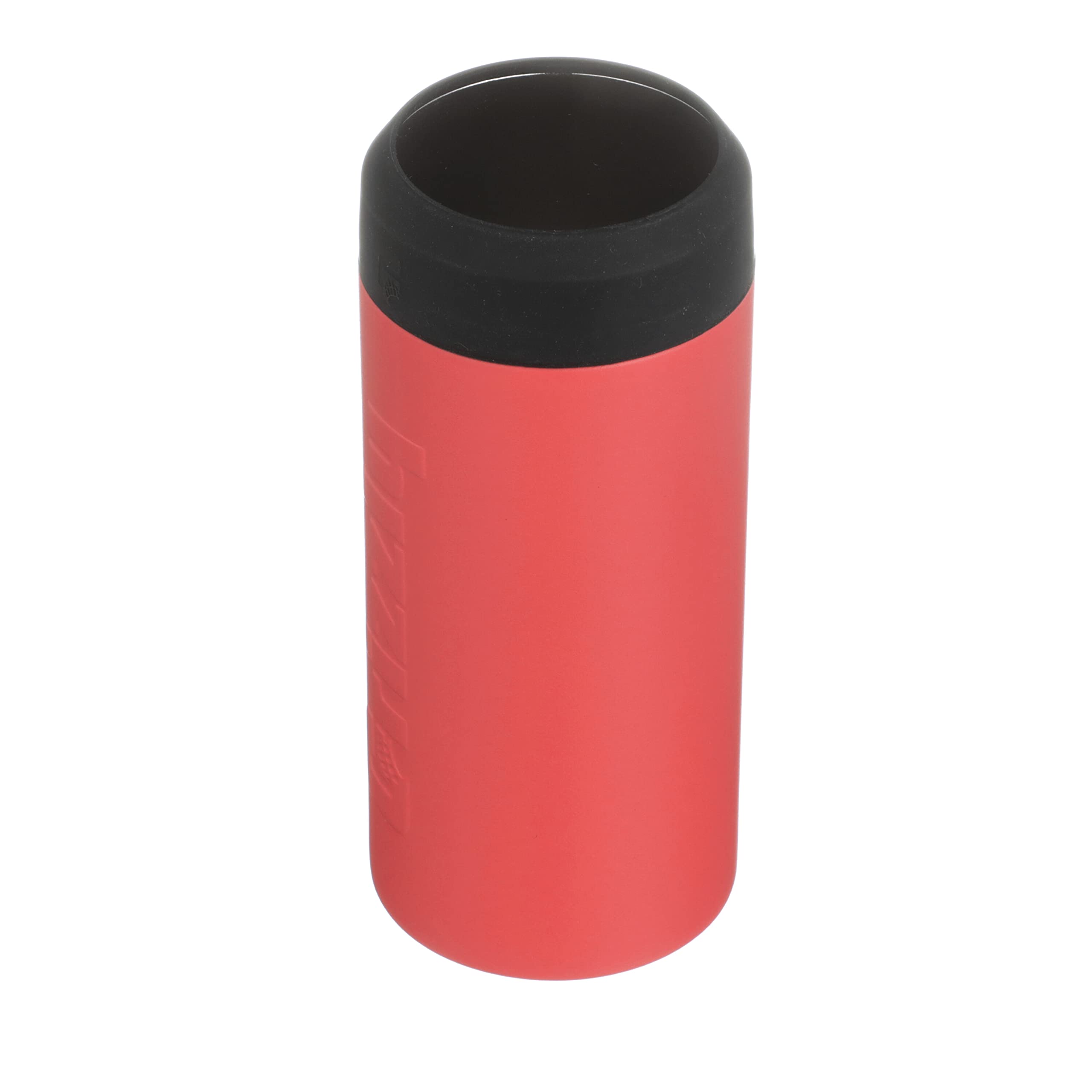 12 oz Stainless Steel Grizzly Grip Slim Can | Vacuum Insulated Can Cooler | For 12 oz Slim Energy and Seltzer Cans Reusable Durable | Coral