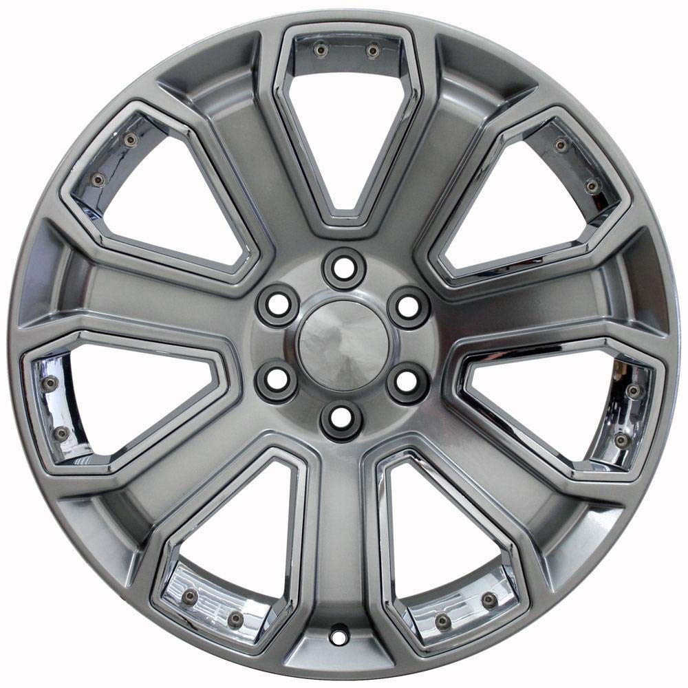 Hyper Black Wheel OE Wheels LLC CV93-20085-6550-31HB-ic Painted (20 x 8.5 inches /6 x 139 mm, 31 mm Offset)