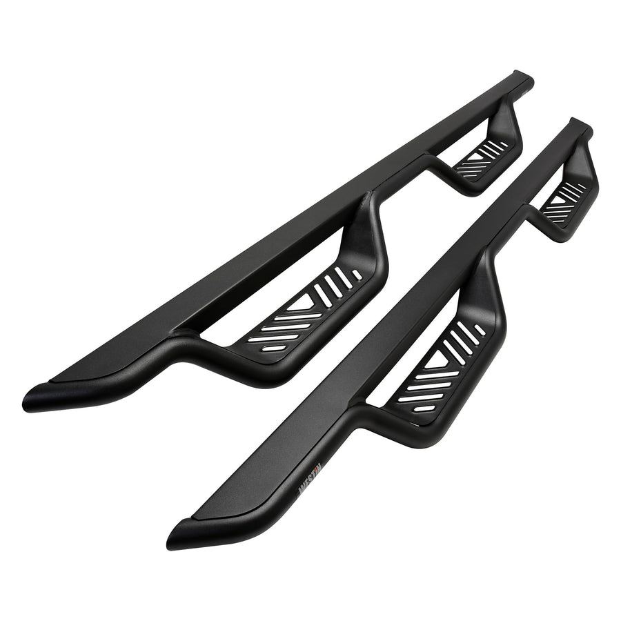 Westin Outlaw 20-12775 Black Drop Nerf Step Bars fits 2005-2022 Tacoma Double Cab 1 Pair
