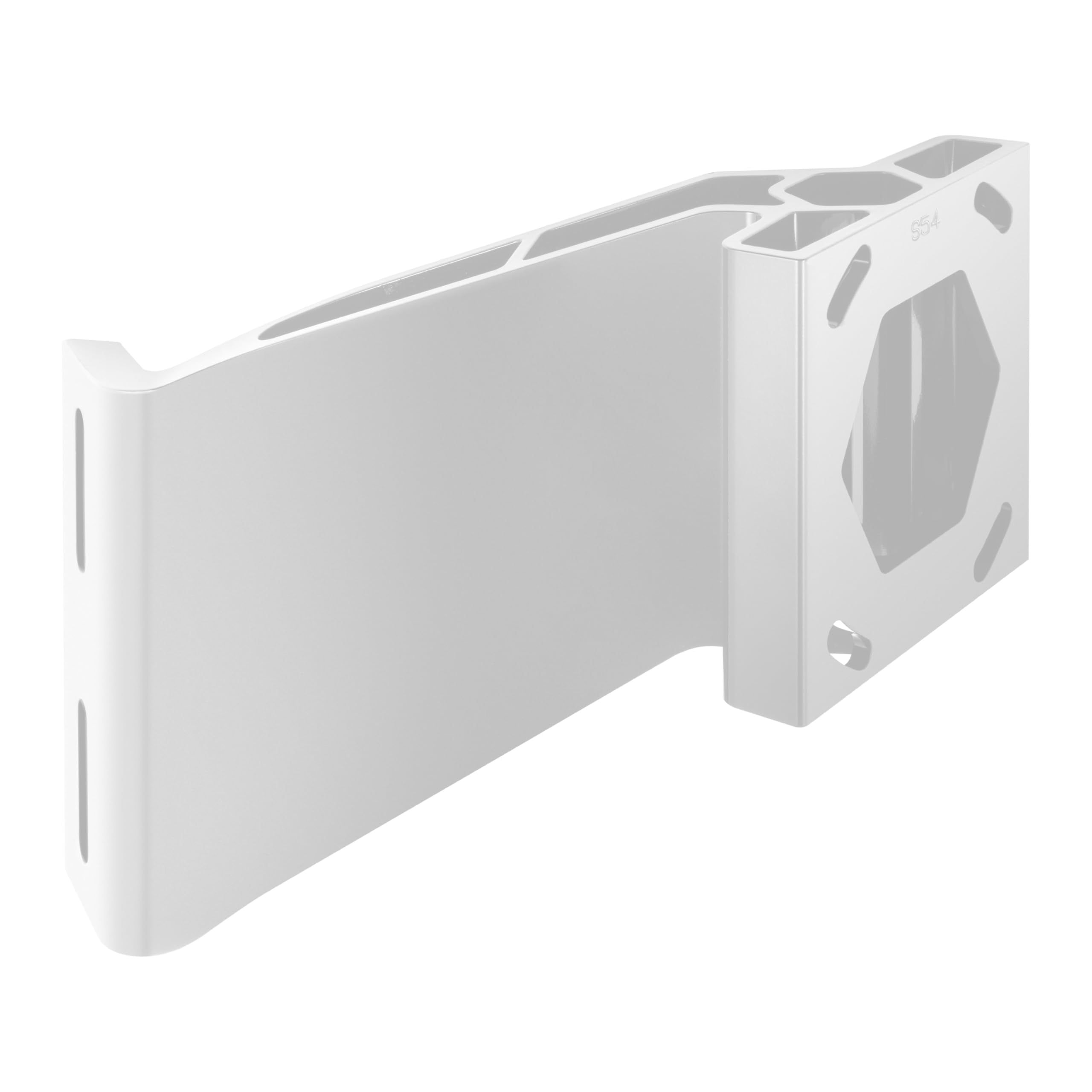 Minn Kota Raptor Jack Plate Adapter Bracket for Starboard – 5" Setback, 4" Rise, White