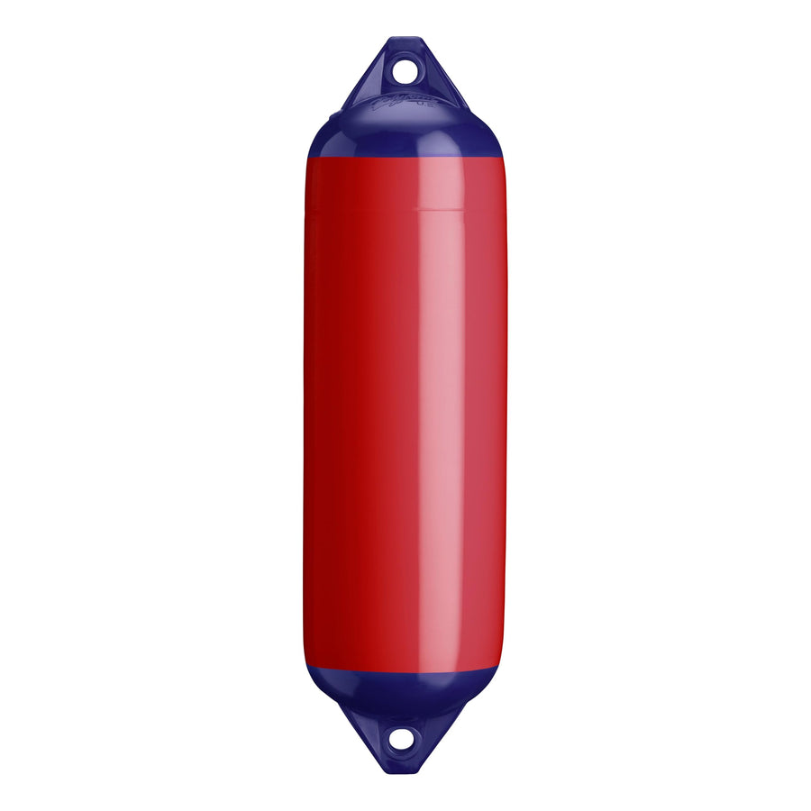 F-3 Standard Blue Ropehold Polyform Boat Fender - Classic Red