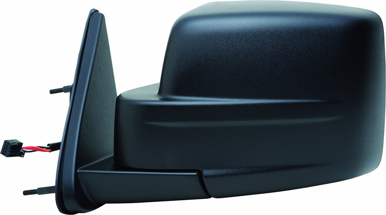 Dodge Nitro Fit System 60588C Driver Side Replacement Flat Mirror, Black