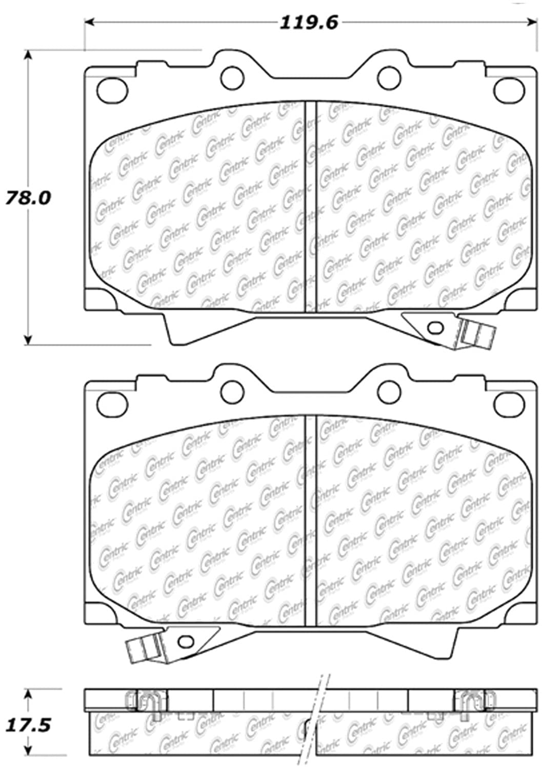 StopTech Truck & SUV Pad 319.07720