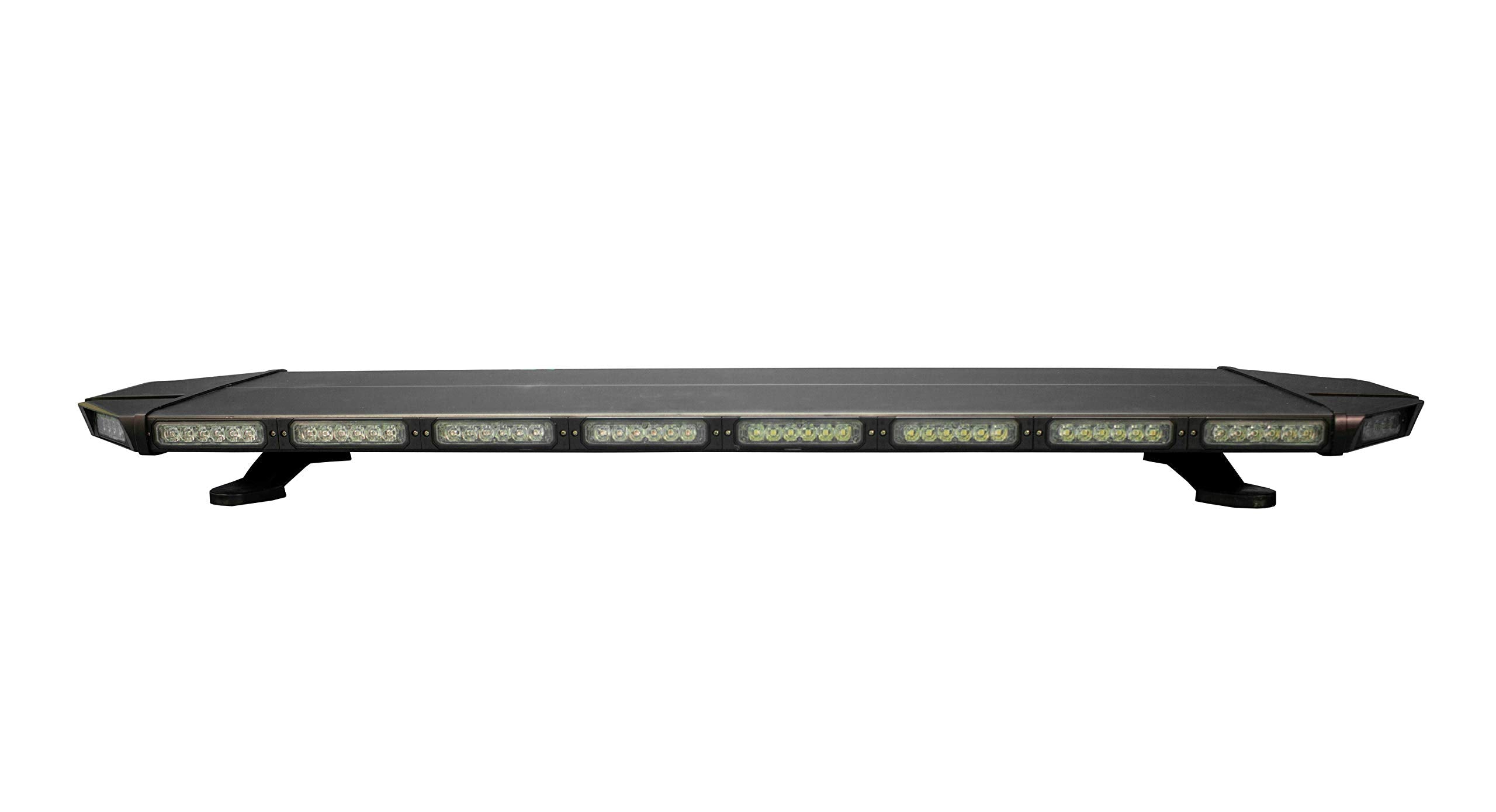 48in. Race Sport Lighting Full-Size LED Strobe lightbar in Amber-White