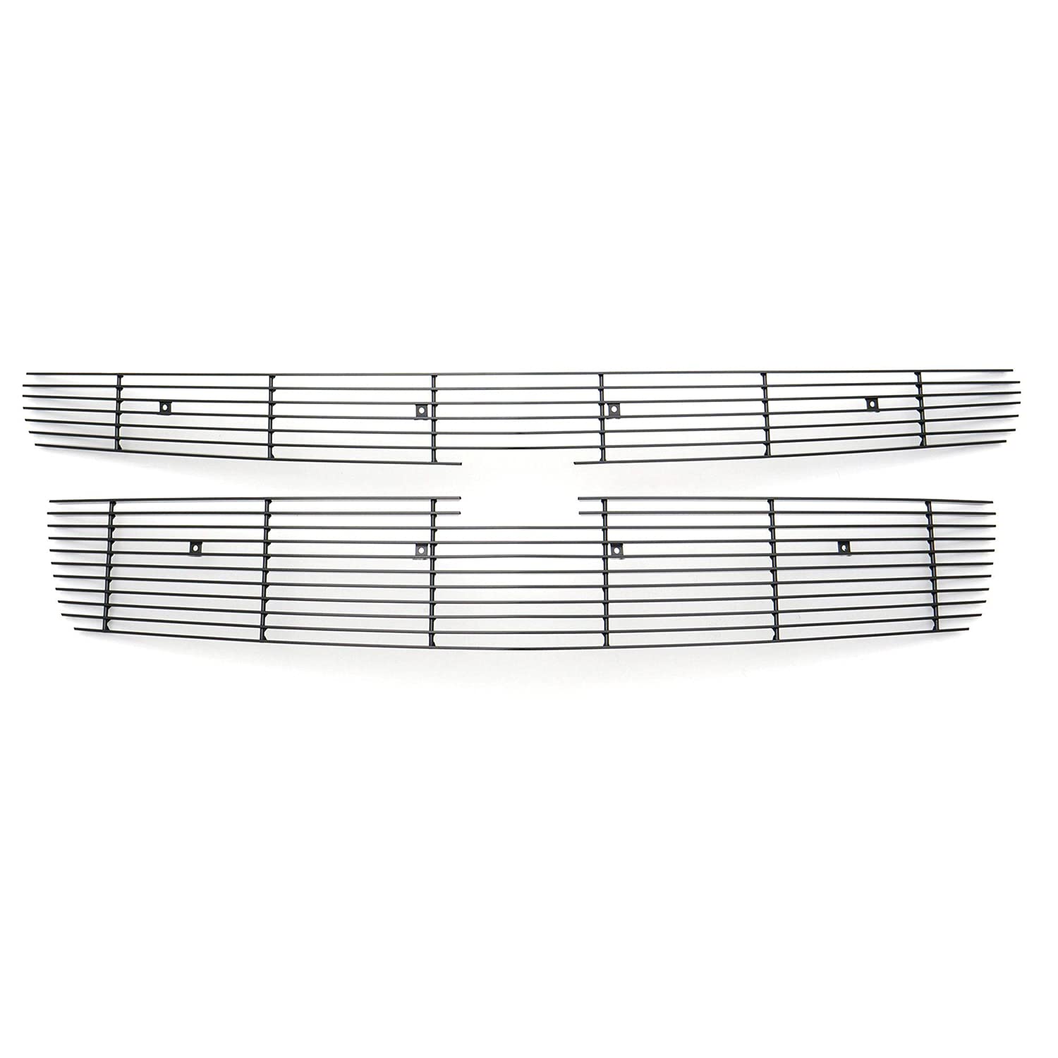 T-Rex Grilles Billet Grille, 2015-2020 Suburban, Tahoe LT, LTZ Black, 2 Pc, Overlay - PN #21055B
