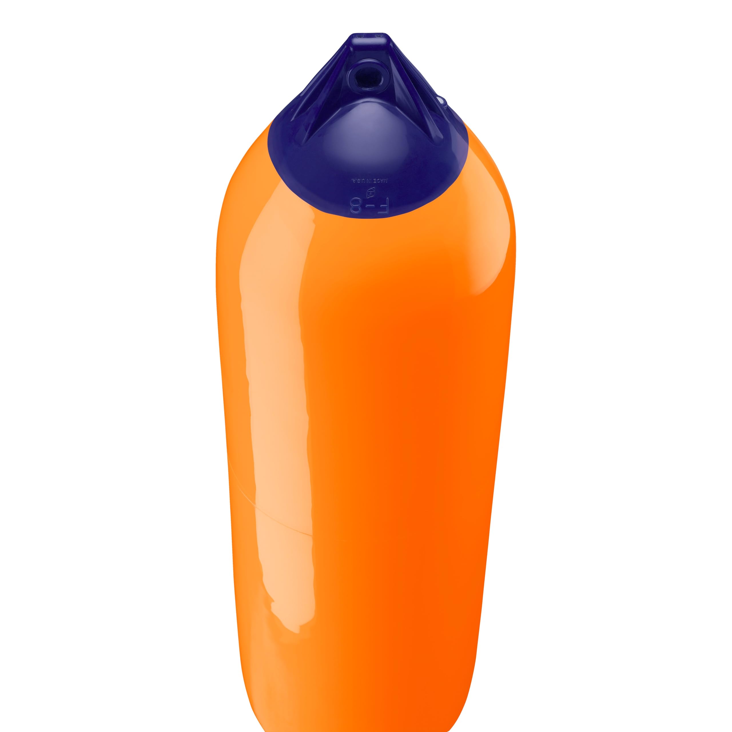 Polyform F-8 Standard Boat Fender F-Series - Blue Ropehold Orange