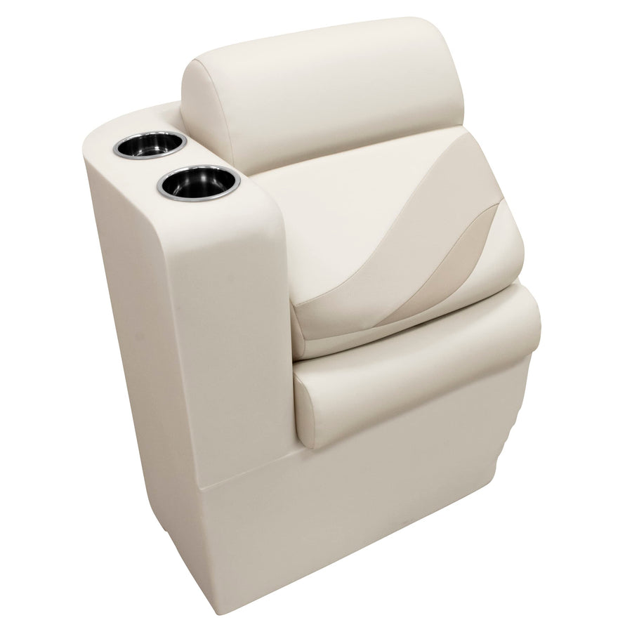 Wise Premier Series BM13006L-1066 Pontoon Left Lean Back Recliner, Stone/Mocha Java/Khaki