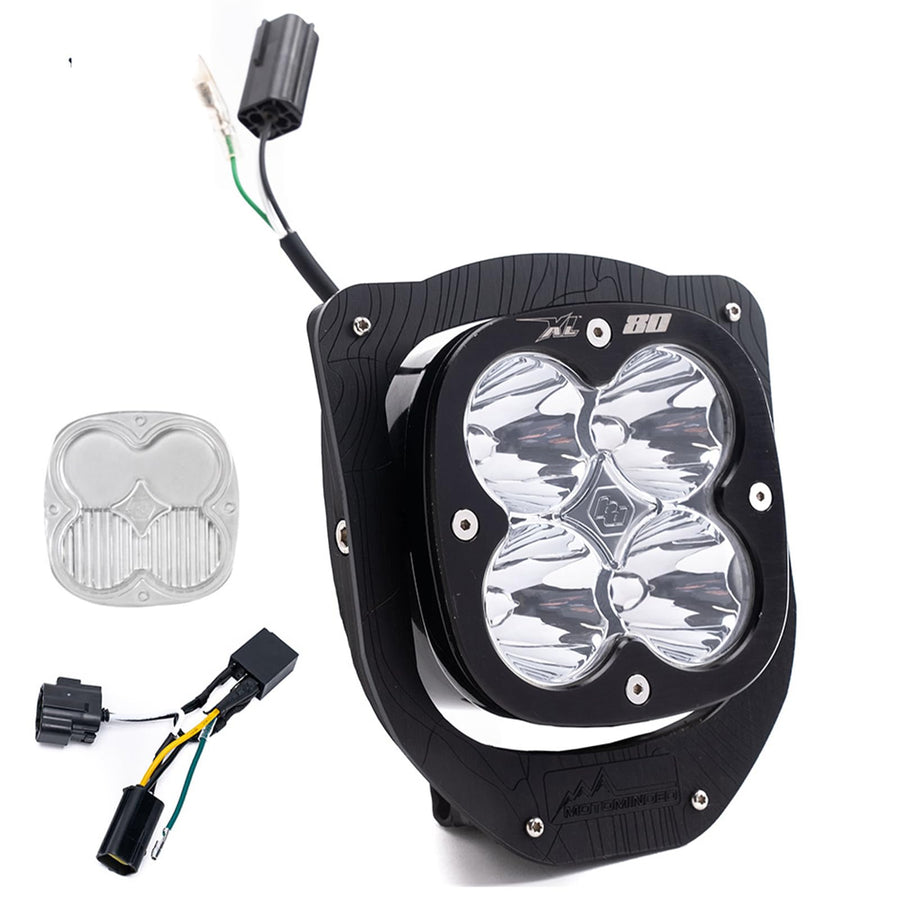 Baja Designs LED Headlight Kit XL80 for Husqvarna Motorcycle FE-S, FE, FE-W 2024 with Hi-Low Harness