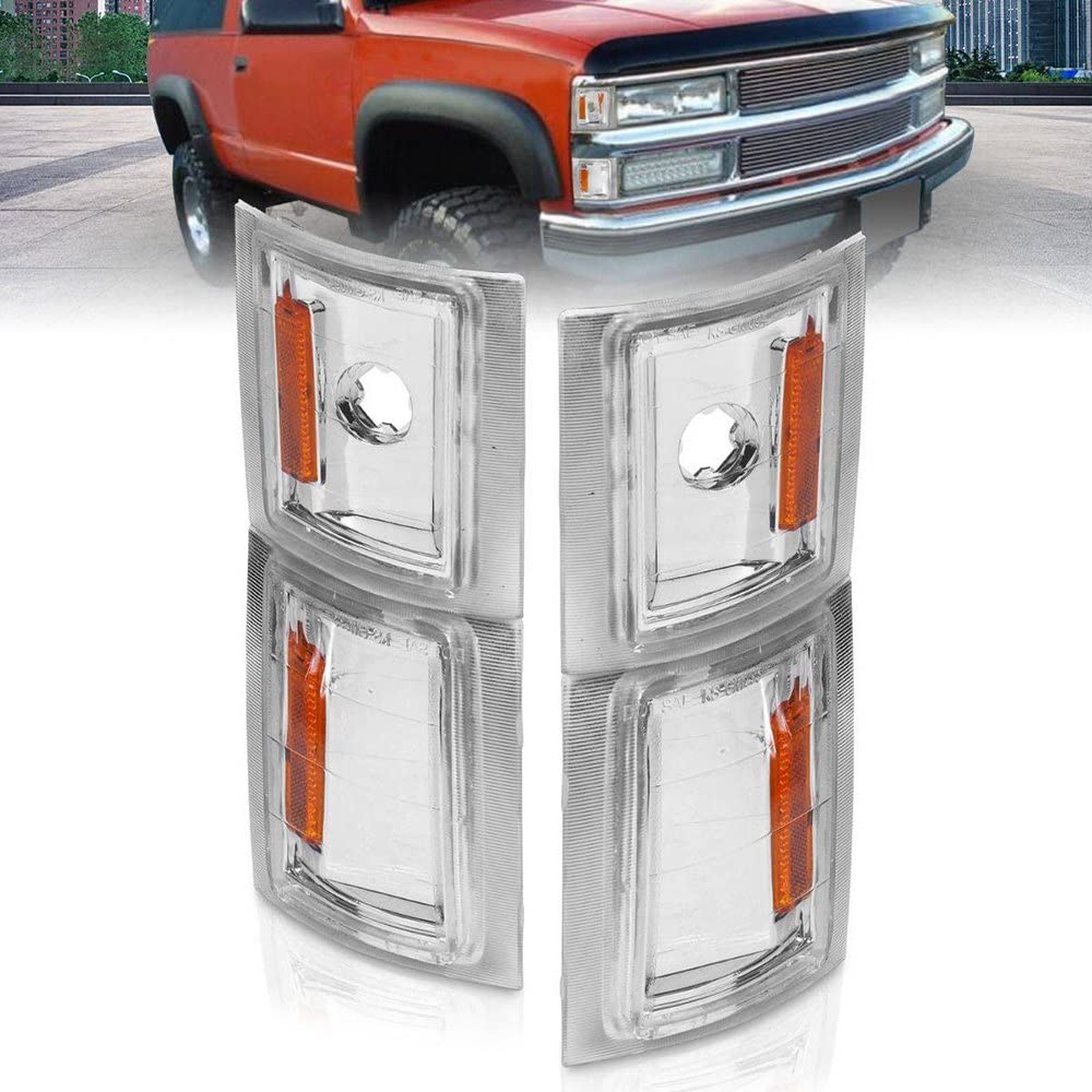 1994-1998 Chevrolet Blazer Anzo USA Corner Lights Clear Lens w/Amber Reflector (521041)