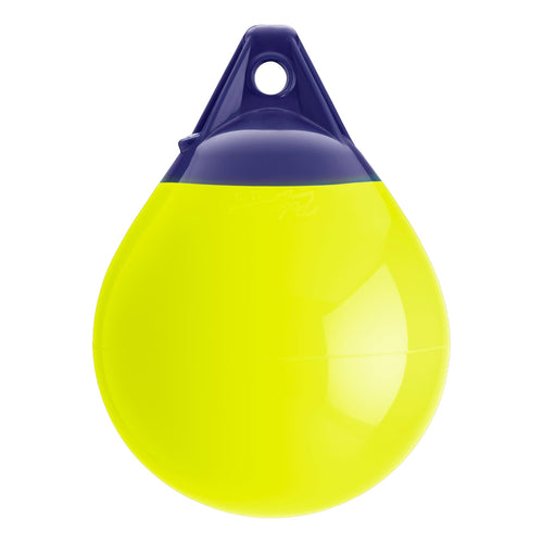 A-1 Standard Blue Ropehold Polyform Buoy - Saturn Yellow
