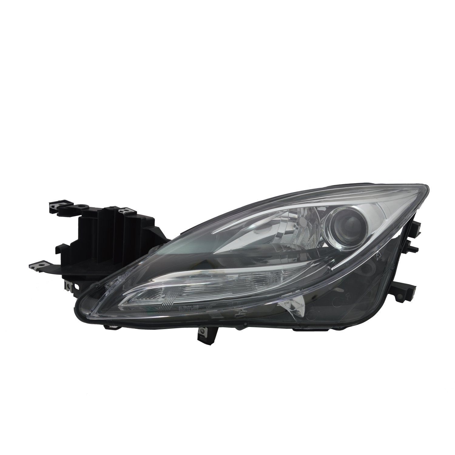 Left TYC Headlight Assembly Compatible with 2011-2013 Mazda Mazda6