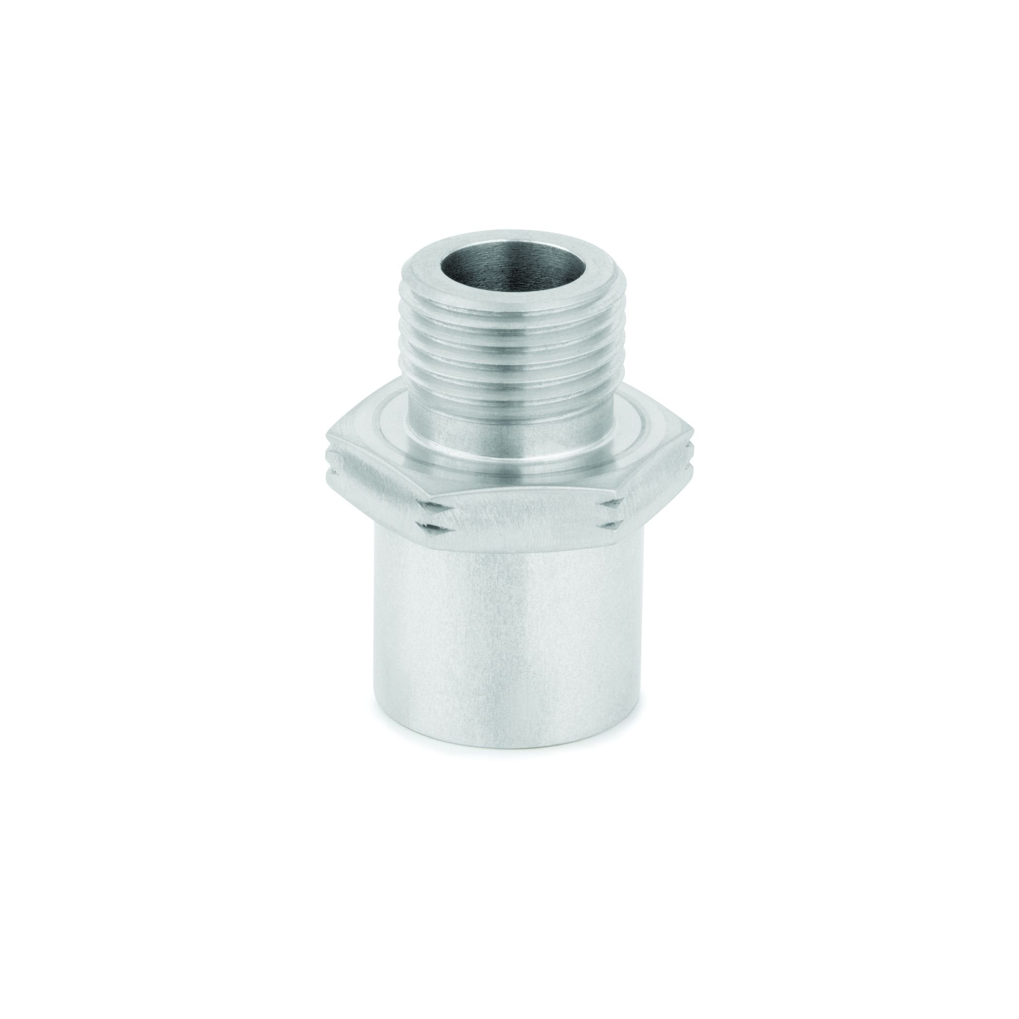 Stainless Steel Mishimoto Sandwich Plate Adapter 3/4-Inch, 16UNF Thread Pitch