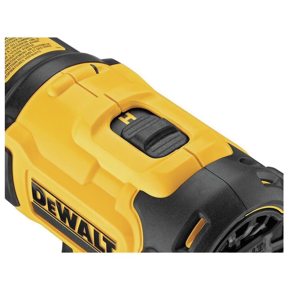 20V MAX DEWALT Heat Gun Kit, Cordless, Up to 990 Degrees, 42 Minutes of Run Time, LED Light, Battery and Charger Included (DCE530P1)