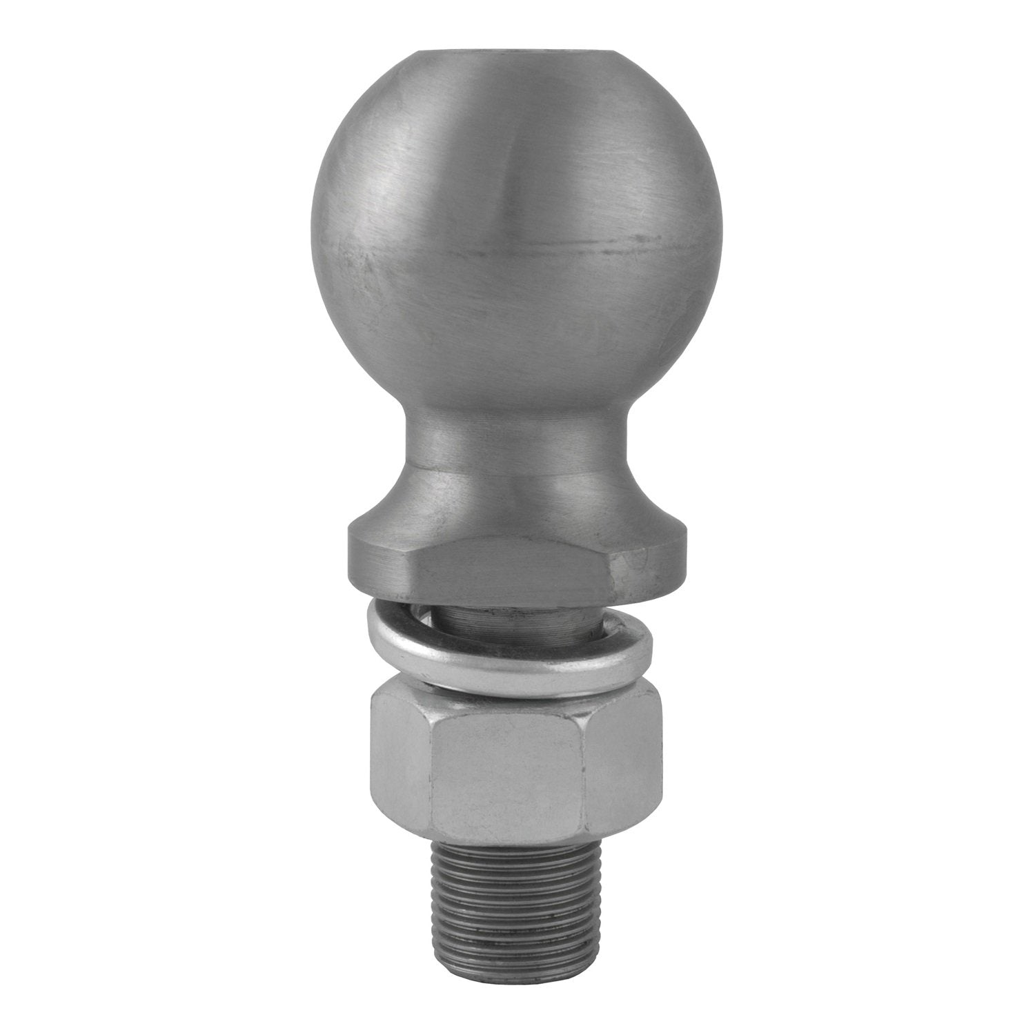 CURT 40042 Trailer Hitch Ball Raw Steel, 12,000 lbs, 2-5/16-Inch Diameter, 1 x 2-1/4-Inch Shank