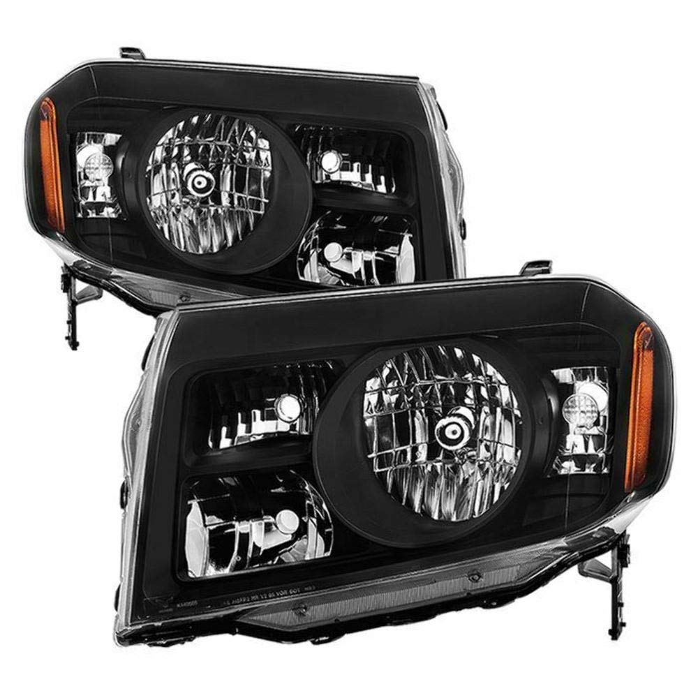 Headlight Xtune HD-JH-HPIL09-AM-BK (Honda Pilot 2009-2011 OEM Style s - Black)