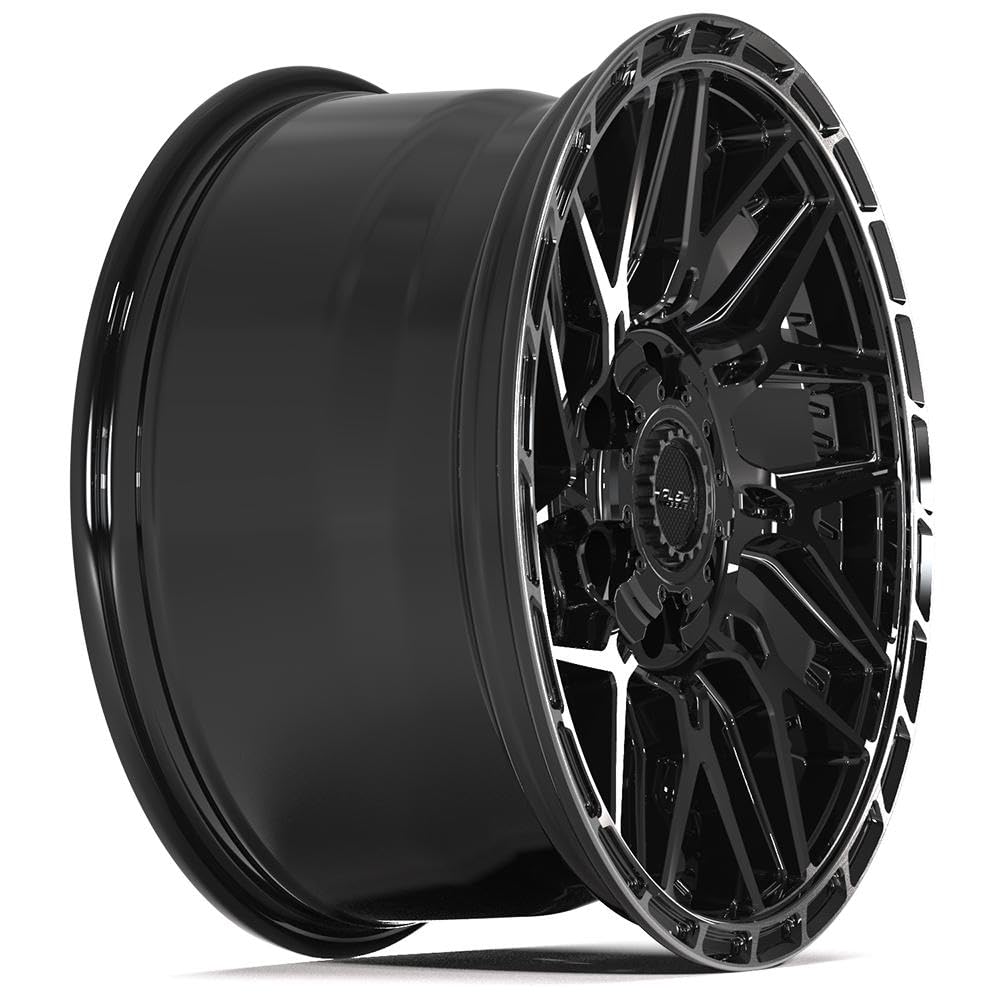 4Play Wheels 4PS28-18090-6D55-18BBT: 18X9 Sport2.0 4Ps28 6X135Mm & 6X5.5" +18Et In Gloss Black W/Brushed Face & Tinted Clear