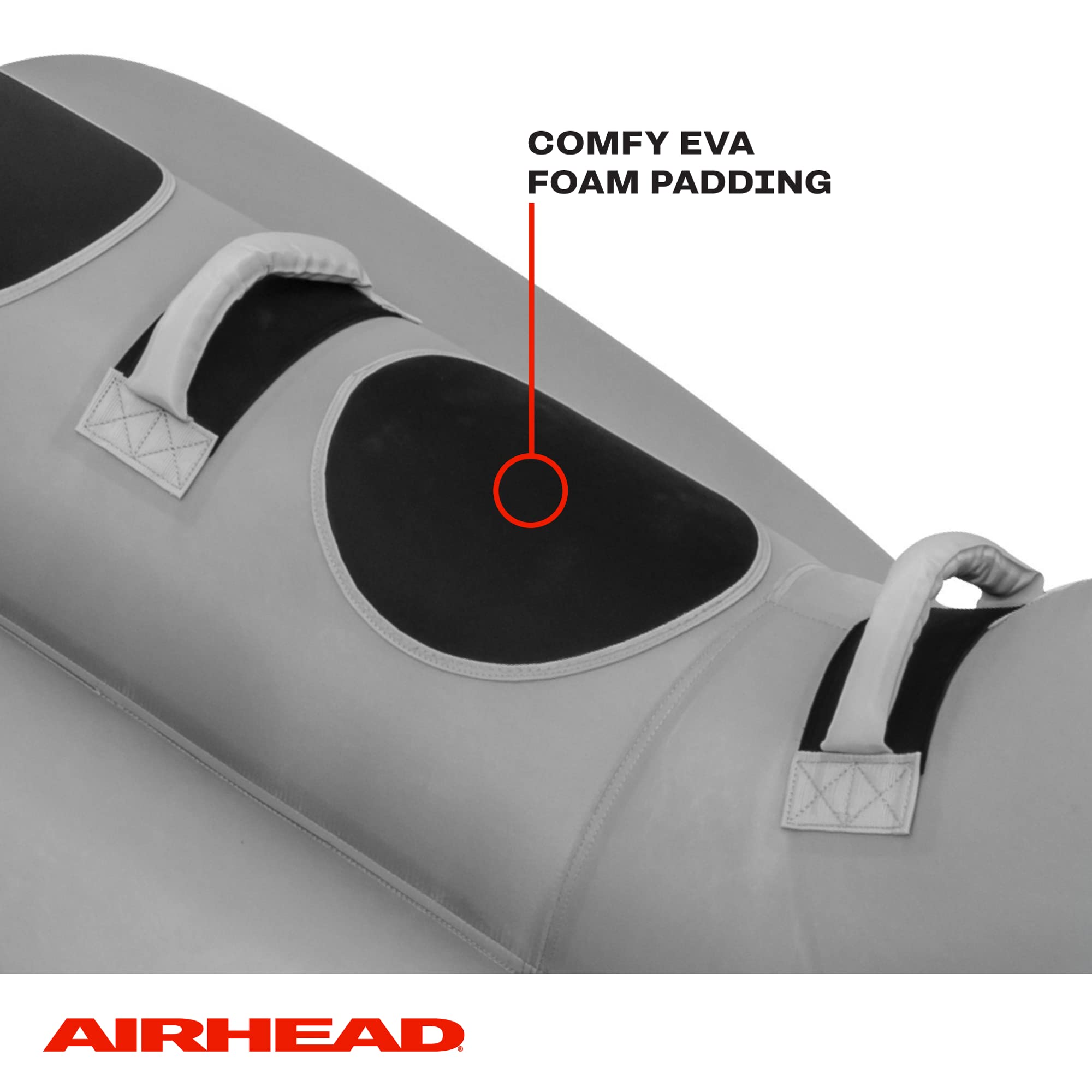 AIRHEAD Dolphin Towable Animal Tube, 1-2 Rider Towable Tube for Boating