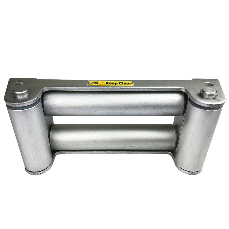 Mile Marker Universal WH-10 Silver Roller Fairlead | Compatible with 8000 - 12,000 Pound Hydraulic Winches and 8000 - 15,000 Pound Electric Winches