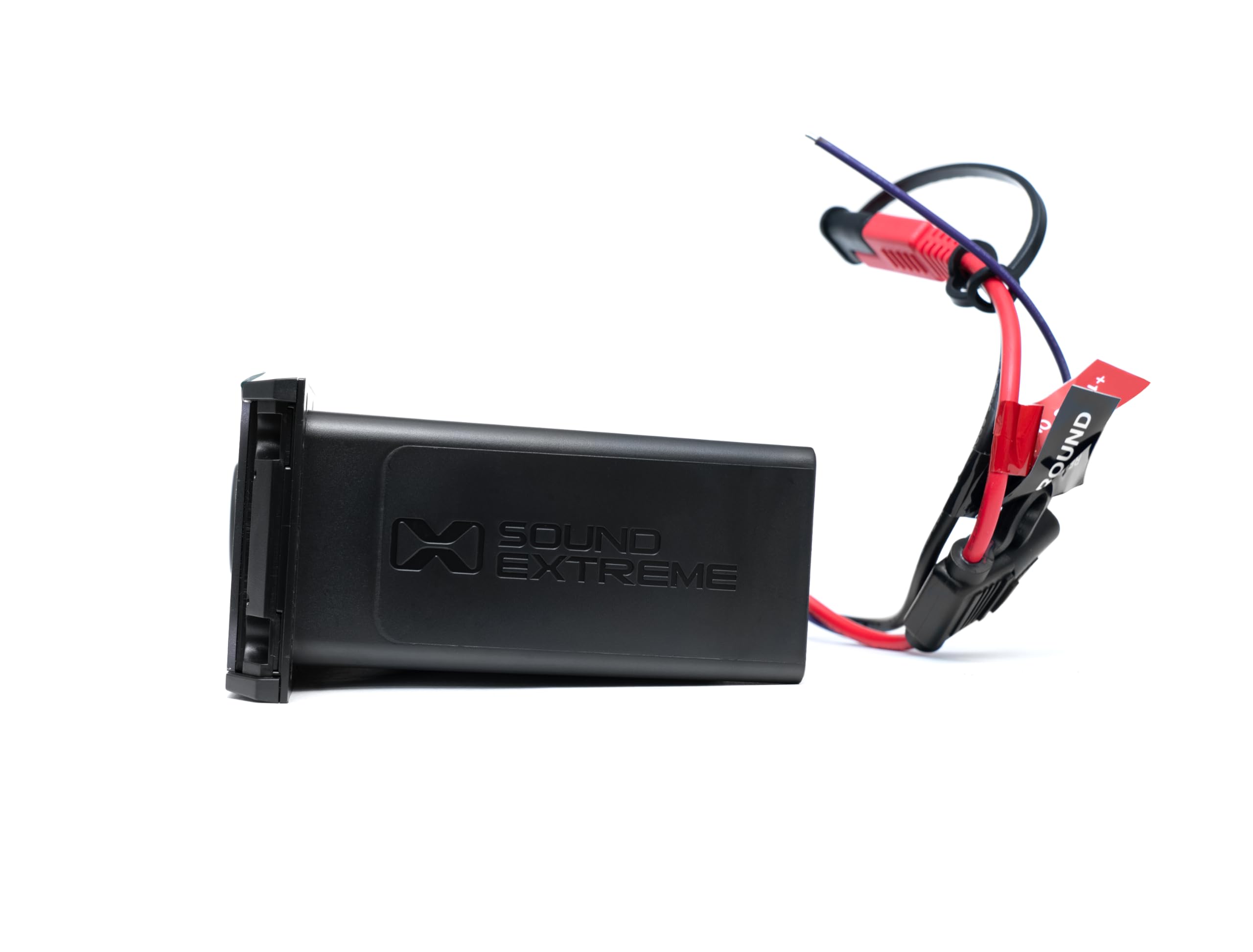 Marine AM/FM Stereo Receiver by ECOXGEAR SoundExtreme 200-Watt Waterproof Bluetooth Powersports with Built-in 4 Zone LED Controller (Single DIN Style)