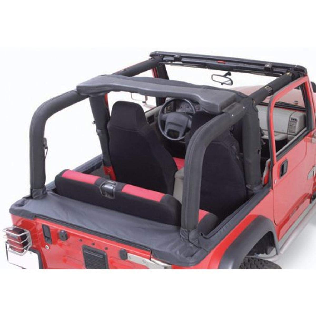 Roll Bar Cover Kit Rugged Ridge 13611.15, Full; 92-95 Jeep Wrangler YJ