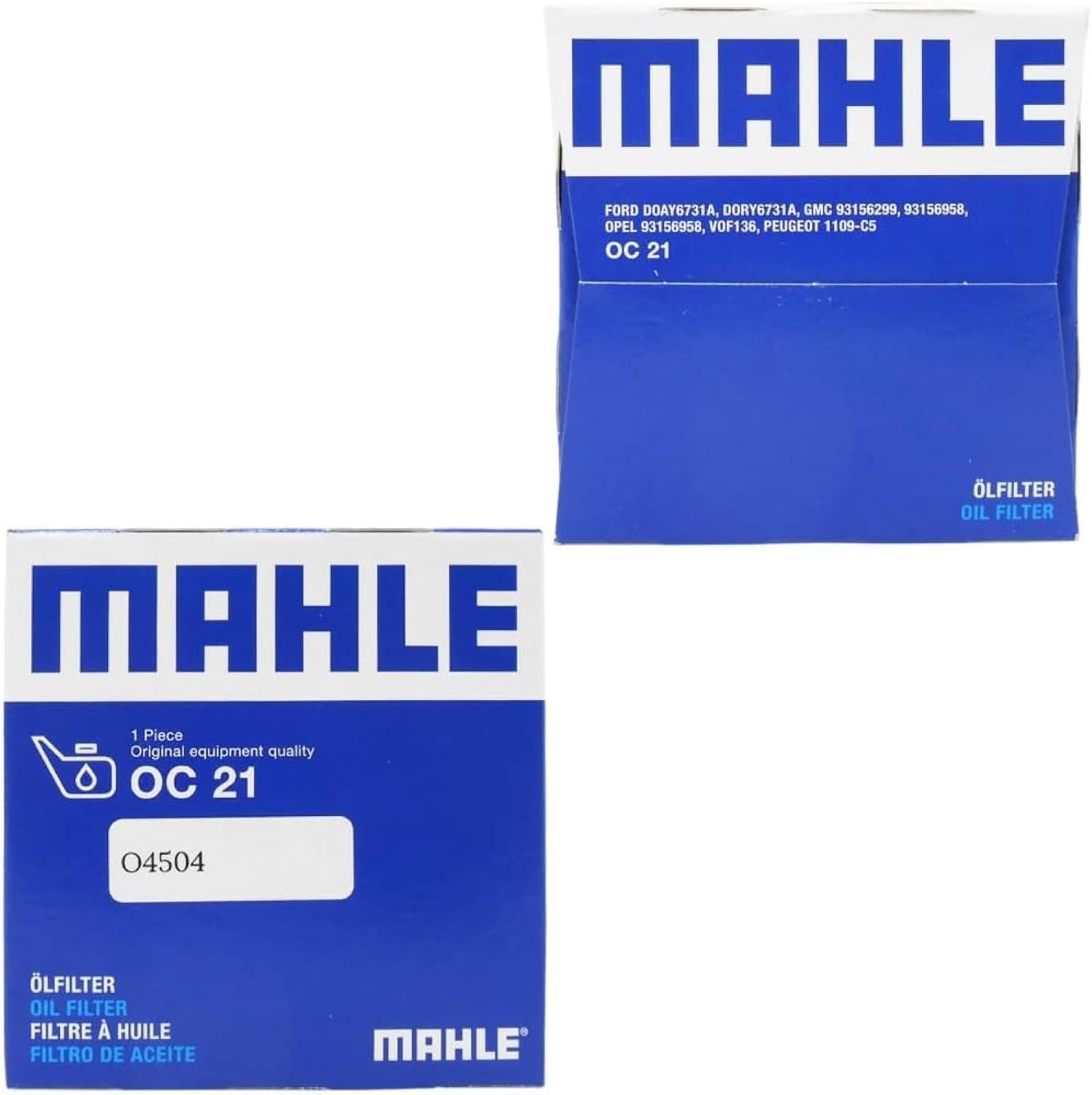 Oil Filter MAHLE OC 21