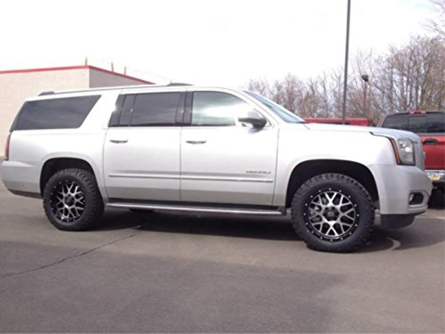 XD820 Grenade by KMC Wheels Satin Black Wheel with Machined Face (18x9"/5x150mm, +18mm offset)