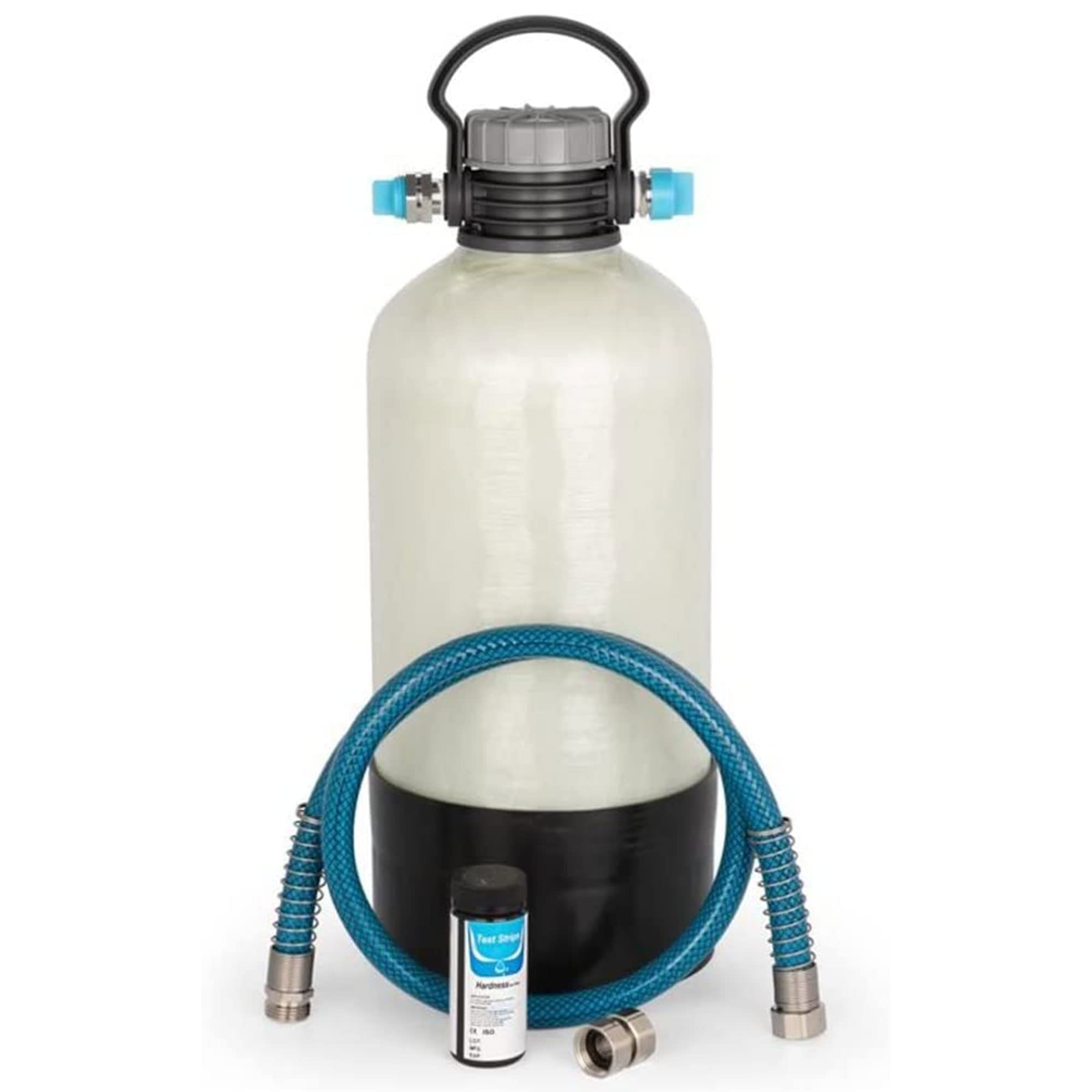 Camco Portable Water Softener TastePURE | Reduces The Hardness of Your RV or Boat's Water | Features a Compact Design (40655)