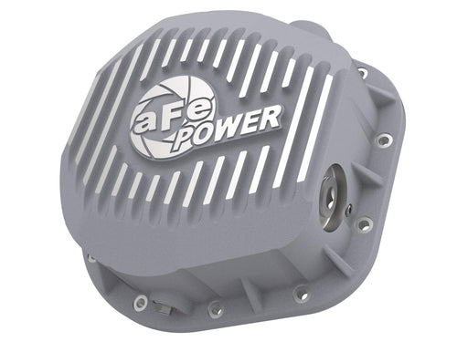aFe POWER Differential Cover Street Series Raw w/Machined Fins - #46-70020 - Ford F-250/F-350/Excursion 86-25 V8 (td) (10.25/10.50-12)